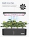 iDoo 12Pods Hydroponics Growing System, Indoor Herb Garden With LED Grow Light, Built-In Fan, Automatic Timer, Smart Garden Germination Kit, Adjustable Height Up To 11.3" For Home &amp; Office