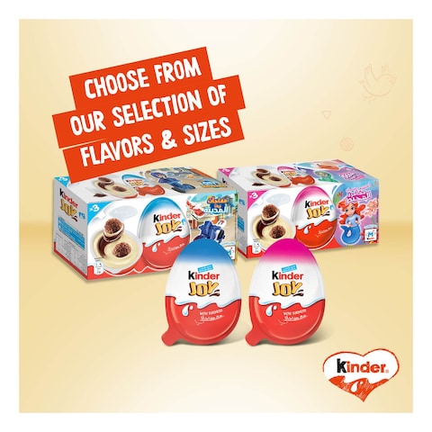 Kinder Joy Boy Cocoa &amp; Milk Cream Eggs 60g