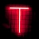 LED Neon Flex Letter Light T 30x23cm
