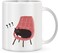 Giftex 11Oz White Mug, Lovely Cat Pic Printed