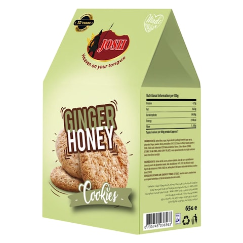 Josh Ginger Honey Cookies 65g