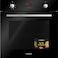 La Modano Builtin Ovens Electric Builtin Oven Black, 60cm, LMBO604EB, Made in Italy