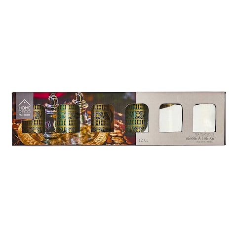 Home Deco Factory Mirage M12 Tea Glass 120ml 6 PCS