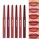 Mei Stylish Precision Matte Waterproof Lip Liner - Long-Lasting, Smudge-Proof Definition, Pale Peach