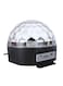 Generic - LED Crystal Magic Ball Stage Light Black/Clear 18.5x15.5centimeter