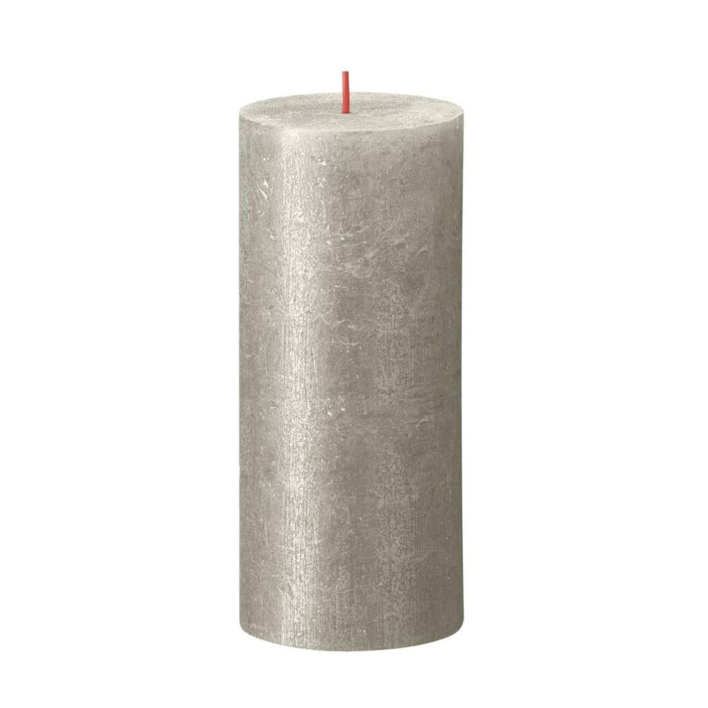 Bolsius Rustic Pillar Candle, Champagne, 190/68mm