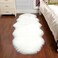 Super Soft Rabbit Fur Living Room Carpet Can Be Use As Area Rug Also With Anti Slip Bottom (Size 60&times;150CM)