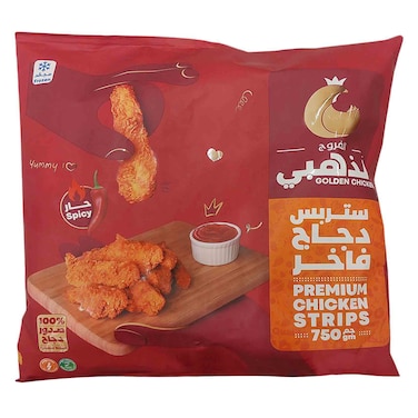 Golden Chicken Frozen Chicken Strips Spicy 750g
