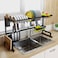 Decdeal Stainless Steel Over the Sink Dish Rack