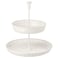 Garnera - Serving Stand, Two Tiers, White