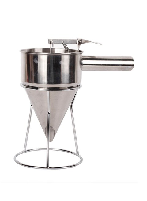 Generic Pancake Batter Dispenser Silver 26X20cm