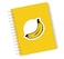 Loud Universe Hardcover Notebook Banana Logo Banana Spiral Notebook with Premium High Quality Paper A5 Size