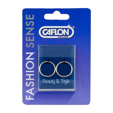 Caflon Fashion Sense White Stainless Hoop Earring Online Carrefour UAE