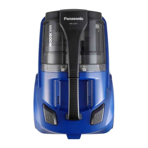 Panasonic Mega Cyclone Bagless Vacuum Cleaner - 1600 Watts - Blue - MC-CL571A