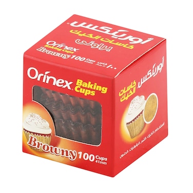 Orinex baking cups Browny 41mm (100cup)