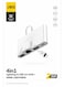 JBQ HDT-31 Lightning to USB 3.0 Standard + RJ45 Ethernet + HDMI 4K + Lightning 4 in 1 Adapter