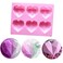 Set Of 2pcs 3D Diamond Shaped Heart Silicone Mould Non Sticky Silicone Chocolate Mold Tray Love Heart Mold for Handmade Baking Cake Candy Chocolate Jelly Soap Pudding DIY Baking Tools (pink)