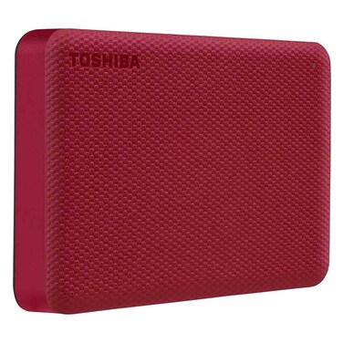 Toshiba Canvio Advance Portable External Hard Disk Drive 1TB Red