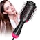 Yeed One-step Hair Dryer Brush and Hot Air Brush, Electric Hair Dryer Volumizer with Negative Ion Curling Dryer Brush Styler, Hair Straightening Brush, Rotating Blow Dryer Brush, Black 2 in 1 110v, by