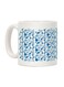 muGGyz Science Pattern Printed Ceramic Coffee Mug White