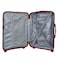 Hard Case Trolley Luggage Set of 3 For Unisex Polypropylene Lightweight 4 Double Wheeled Suitcase With Built In TSA Type Lock Travel Bag KH1005 Wine Red