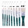 Mont Marte Hog Hair Bristles Oil Brush 11 PC Set