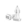 Mak 3 USB Slots Car Charger White