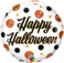 18In Halloween Sparkly Dots Foil Balloon