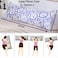 LUNA HOME 1 Piece Long Body Pillowcase, Cute Bunny Design. Lavender Color