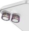 Levelo Lucent Trio 9H Hardness Camera Lens Protector, 9H Hardness, Anti-Scratch, Strong Absorption Anti-Drop, Built To Resist Damage, For iPhone 15/15 Plus (2PCS) (Titanium)