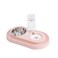 Generic-Dogs Pets Cats Water and Food Bowls with Automatic Water Dispenser Double Bowl Anti-Wet Mouth Leak-Proof