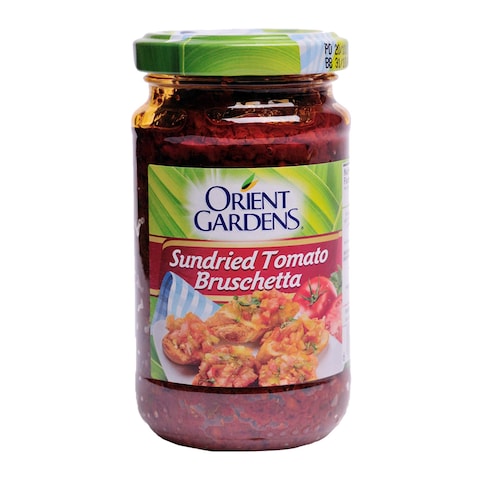 Buy Orient Gardens Sunderid Tomato Bruschetta 195g in Saudi Arabia