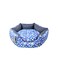 Empets Venus Bed Modern, 45x45x19cm,Printed Dark Blue