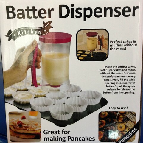 Generic-Special Use For Cup Cake Batter Hand-held Hole Dispenser Batter Dispenser Baking Tool