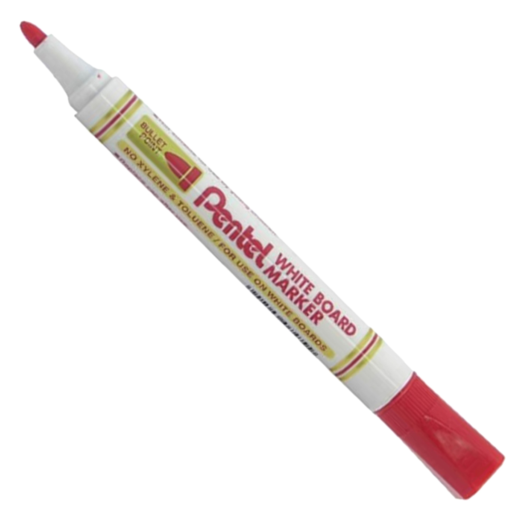 Pentel White Board Bullet Tip Marker Red