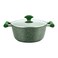 Prestige Essentials Granite Non-Stick Casserole With Lid Green 32cm