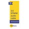 ماي تشويس STM/M كابل صوت Aux 933114 ذهبي وردي 1 متر