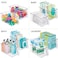 Set Of 3 Clear Refrigerator Pantry Organizer Bins Household Plastic Food Storage Basket with Handles for Kitchen, Countertops, Cabinets, Refrigerator, Freezer, Bedrooms, Bathrooms