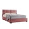 In House Lombardia Velvet Bed Frame - Queen - 200x160 cm - Light Pink