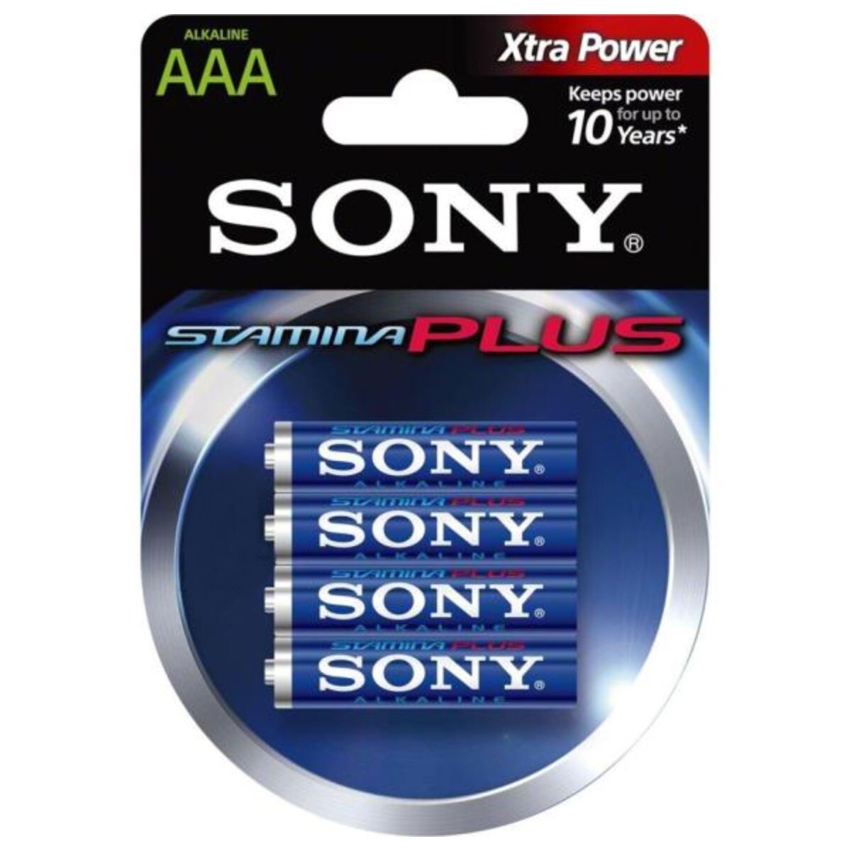 Buy Sony - AAA Alkaline Blue Stamina Plus Battery 12x4 Pc/Box - AM4-B4D ...