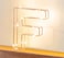 Golden Letter F Glowing with LED Lights 25cm