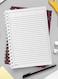 Lowha Spiral Notebook With 60 Sheets And Hard Paper Covers With Terrazzo Style Design, For Jotting Notes And Reminders, For Work, University, School
