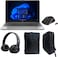 HP 2023 Newest 250 G9 15.6"FHD Display Laptop, 4 GB DDR4-2933 MHz RAM, 128GB SSD, Intel Celeron N4500 Processor, Intel UHD Graphics, Windows-11 Free Laptop Bag,W/L Mouse &amp; BT Headphone