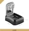 Rubik Key Storage Safe Box, 4 Digits Combination Key Lock Box with Resettable Wall Mounted for Outdoor and Indoor Home Hotel Office - Gray/Black