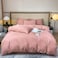 Deals For Less Luna Home Premium Quality Queen/Double Size 6 Pieces, Duvet Cover Set, Old Pink