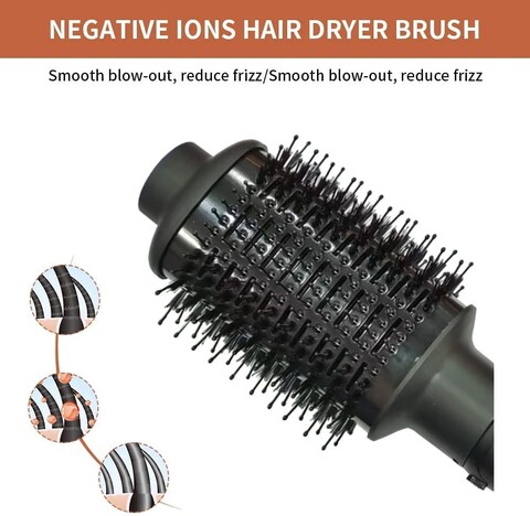 Rebune Hot Air Styler Re-2084 One-Step Hair Styler 4 In 1 Multifunctional Hair Dryer Brush Straightener Curling Iron Comb