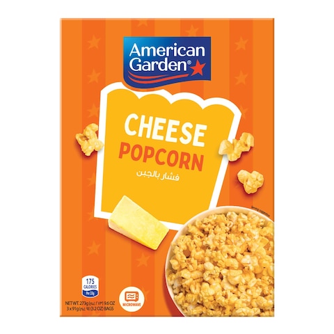 American Garden Gluten-Free Microwave Cheese Popcorn 3 Bags, 273g