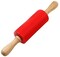 Generic - Wooden Handle Silicone Rollers Rolling Pin Kid Kitchen Cooking Baking Tool