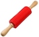 Generic - Wooden Handle Silicone Rollers Rolling Pin Kid Kitchen Cooking Baking Tool