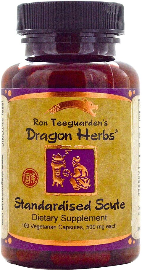 Dragon Herbs, Baicalin, 500 mg, 100 Vegetarian Capsules